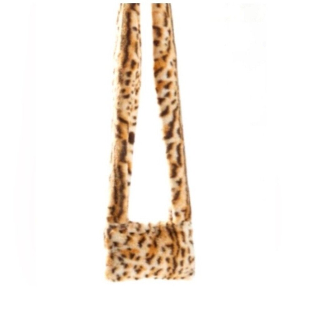 Urban Outfitters Mini Faux Leopard Fur NWOT